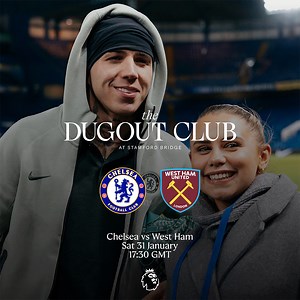 Experience unrivalled matchday access with Club Chelsea’s Home Dugout Club package 🙌 Take your Chelsea vs West Ham derby day experience to the next level. | Chelsea Football Club