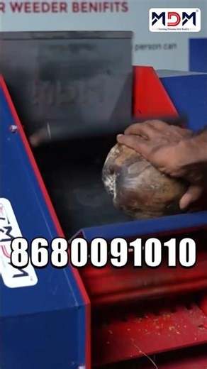 High-Speed Coco Husker Machine in Action