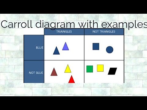 Carroll diagram with examples