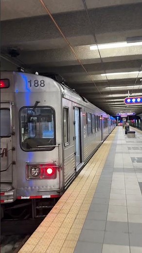 Cleveland Red Line (RTA Rapid Transit) Train at Cleveland Hopkins International Airport #ohio #rta