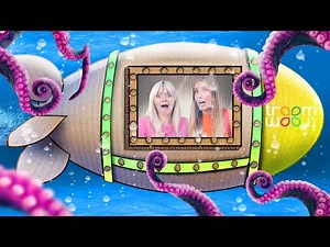 24 Hours Box Fort Submarine Challenge