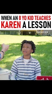 975K views · 5.1K reactions | When an 8 YO kid teaches Karen a lesson! | Paradigm Studios | Facebook