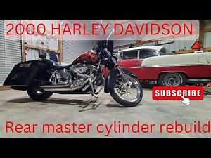 Harley Davidson rear master cylinder rebuild