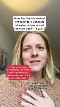 Does the sinclair method tell people to drink again? 🤔🍷