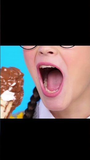 girl eating ice cream full scene