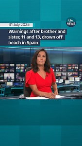 Warnings have been issued to holidaymakers about the dangers of swimming in the Mediterranean after two siblings died aged 11 and 13. #itvnews | ITV News