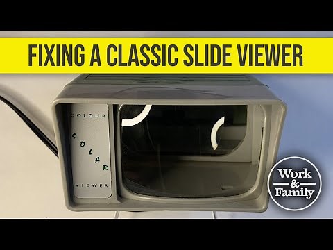 How to fix a classic Photax slide viewer