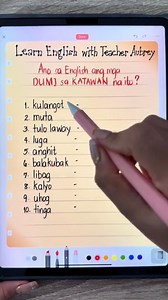 361K views · 1.9K reactions | Ano sa English ang mga DUMI sa KATAWAN na ito? 樂 | Filipino to English Translation #filipino #english #translation #dumi #sentence #vocabulary #learnenglishwithteacheraubrey #aubreybermudez #speakenglish #tips #technique #englishlesson | Learn English with Teacher Aubrey | Facebook