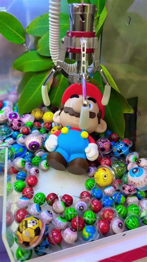 Mario in candy claw machine⁉️