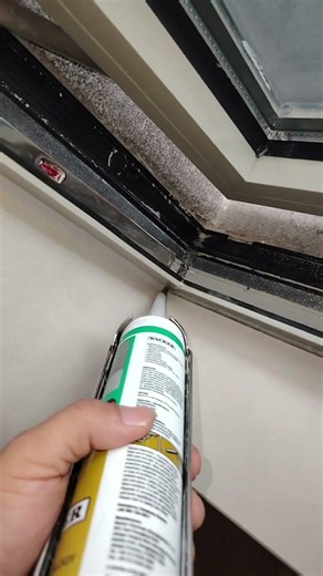 Clean Window Track Seal | Smooth Silicone Finishing