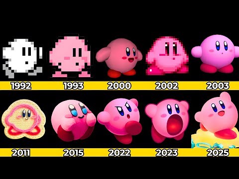 The Evolution of Kirby’s Graphics in Nintendo Games Over 34 Years