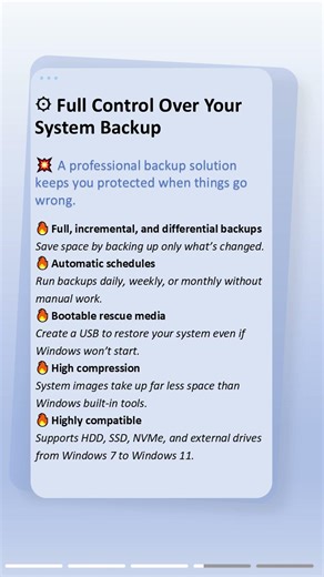 Backup Windows 11 Completely – Don’t Risk Losing Everything! #backup #windows11 #security #pctips