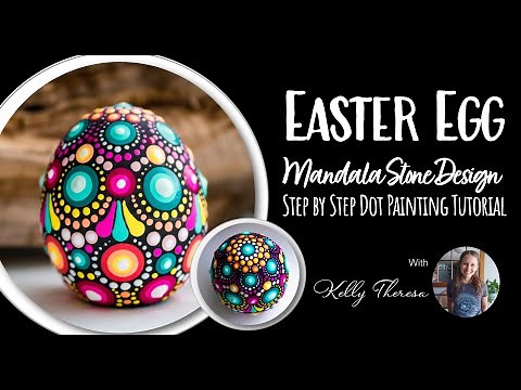Dot Mandala Easter Egg Tutorial