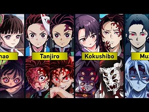 All Demon Slayer Character Transformations