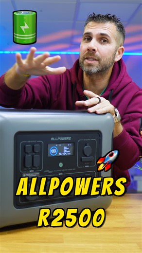 Roberto Jorge on Instagram: "🔋☀️ ENERGIA PORTÁTIL COM SOLAR — ALLPOWERS R2500 ⚡🚀 Testei a Allpowers R2500, uma bateria portátil com 2 kWh de capacidade e até 2500W de potência, ideal para emergências, varandas, quintais ou para levares nas tuas aventuras 🚀 Depois pode ser guardada em qualquer lugar pois é relativamente pequena comparada com outros sistemas 🏠 ⚡ Caracteristicas 🔹 2 kWh de capacidade 🔹 2500W (até 4000W de pico) 🔹 Carregamento solar até 1000W ☀️ 🔹 Carregamento AC até 1500W �