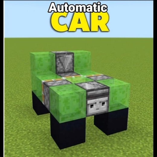 🏎️ Automatic car in Minecraft#minecraft#redstone#viralshorts