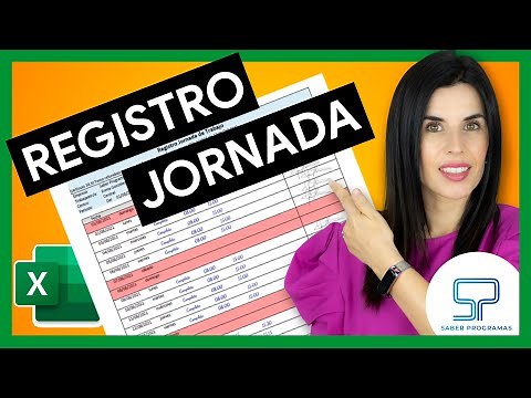 ✅ Plantilla automatizada REGISTRO de JORNADA LABORAL en Excel