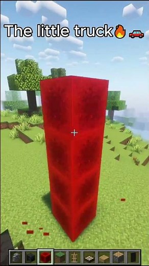 THE LITTLE TRUCK IN MINECRAFT🚗🔥#minecraft #howtomakeatoytruckinminecraft #minecraftmeme