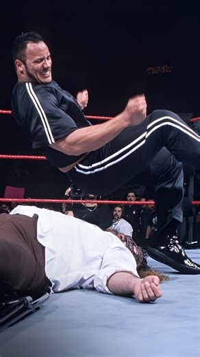 🔥💽 on Instagram: "Mankind vs. The Rock - WWE Title Last Man Standing Match: St. Valentine’s Day Massacre 1999 #wwe #reels #viral #prowrestling #trending"