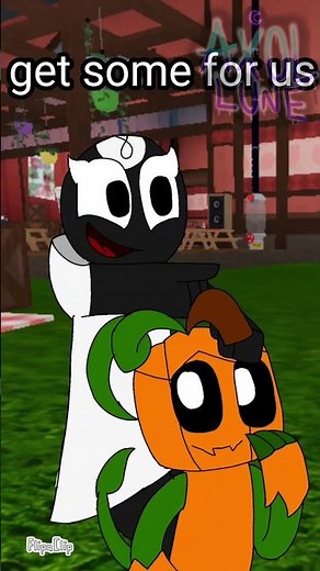 🧡Gourdy and Toodles🖤 - Halloween dandy's World #roblox #dandysworld #toodles #gourdy #animation
