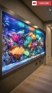 Wall-Mounted Aquarium Business IdeaLuxury Built-In Fish Tank DécorStart a Wall Aquarium