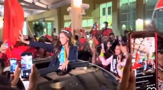 38K views · 1.5K reactions | @acheabrahams , Top 4 in the 71st Miss World and Miss World Caribbean, got to Trinidad and Tobago and was welcomed by hundreds of fans at the airport and in the streets of Port-of-Spain  #missworld #missworldtrinidadandtobago | Miss World | Facebook