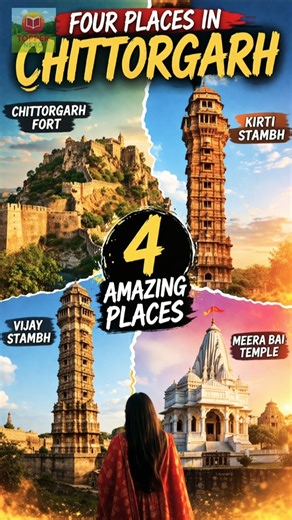 “Only 4 Places You Need to See in Chittorgarh 🇮🇳 (Full Travel Guide) #chittorgarh