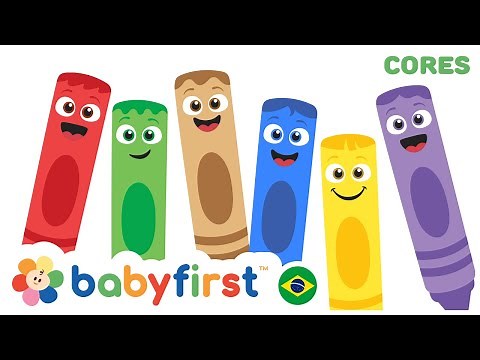 Desenhos Educativos Para Crianças | Aprenda Cores | Saiba mais sobre as cores | BabyFirstTV Brasil