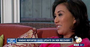 10News reporter's emotional recovery continues
