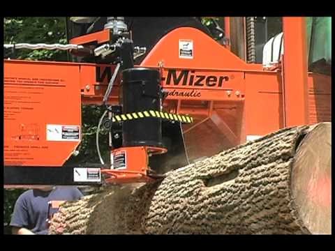 Debarker in Action | Wood-Mizer
