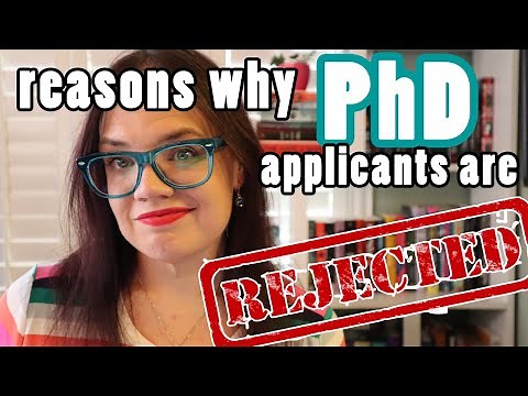 Reasons PhD applicants are rejected | Advice for a successful PhD application