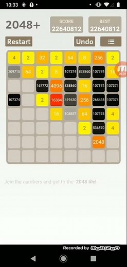 2048 8x8 getting over 1 billion tile