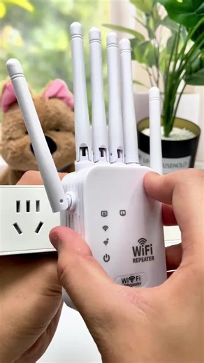 Mini Portable WiFi Repeater Space Saving Combo Pack #MiniRepeater #PortableWiFi #SpaceSaving #SmallSize #WiFiBooster