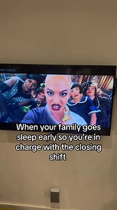 In Charge of Closing Shift When Family Sleeps Early