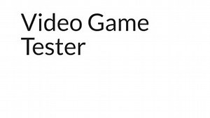 Video Game Tester