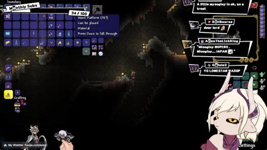 Two bugs and two parasites walk into a Terraria