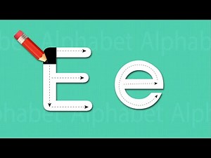 알파벳배우기 대문자E,소문자e | Learning Vocabulary for Alphabet E | Write the Alphabet E | The Letter E Song