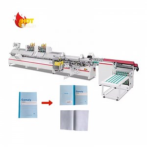 [Hot Item] Automatic Binding Back Strip Wrapping Machine for Books Exercise Book Machine