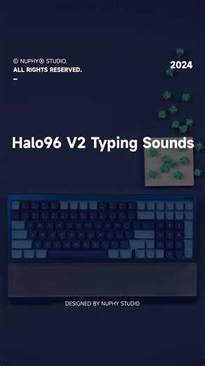 Halo96 V2 Typing Sounds - Mint / Raspberry / Lemon