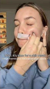 It was timeeee for a skin reset 🪒✨🙌 #skinreset #skincare #highmaintenance