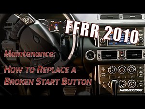 How to Replace a Cracked Push Button Start/Stop Switch on a Range Rover #l322 #rangerover #fullsize