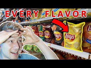 Buying & Ranking EVERY CHIP FLAVOR tier list (Lays Potato Chips)