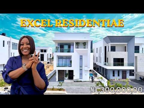 INSIDE THIS 1.3 BILLION NAIRA LUXURY 5 BEDROOM DETACHED VILLA!!!