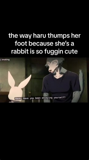 i like the way they animated haru thumping her foot when shes annoyed or frustrated because thats what rabbits do irl LOL ,, love the new episodes on beastars but netflix didnt let me record 💔 💔 i had to record on my old phone #beastars #haru #legoshi #beastarsseason3 #beastarsnewseason #march8 #fyp #harutherabbit #rabbitsthumping #rabbitsthumpingtheirfoot #xyzbca #rabbit #rabbits #harubeastars #legoshibeastars