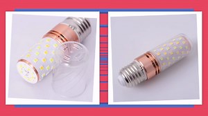 Angoily Led Corn Bulbs E27 Base 450Lm Warm White Non-Dimmable Light Bulbs for Home Garden Porch Warehouse 4 Pack