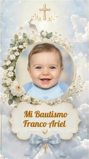 ► Crear INVITACION BAUTISMO con tu Foto | WHATSAPP | DIGITAL