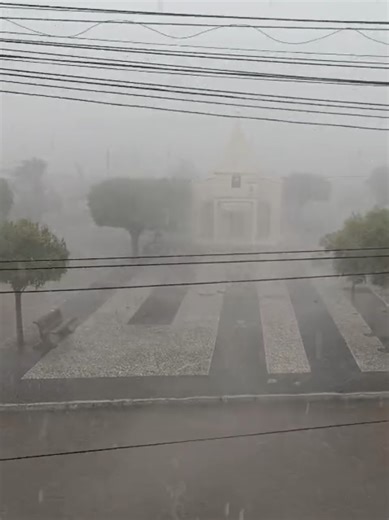 Granizo Forte em PÉ DE SERRA - BA