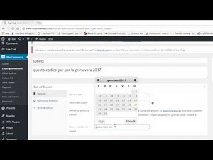 creazione codice sconto Woocommerce / Wordpress