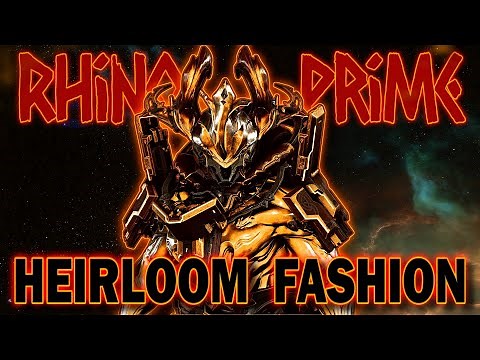 Rhino Prime | Heirloom Fashion Frame Showcase [Warframe]