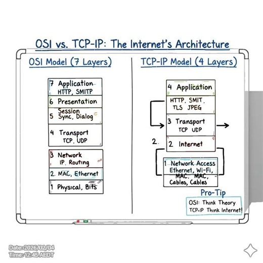 TCP/IP Model #cybersecurity #tcpip #networksecurity
